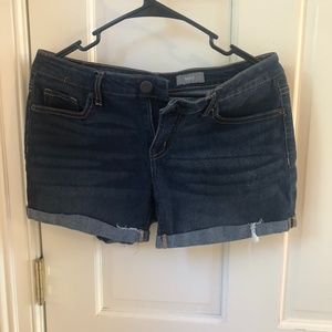 Aeropostale Dark Jean Midi Shorts